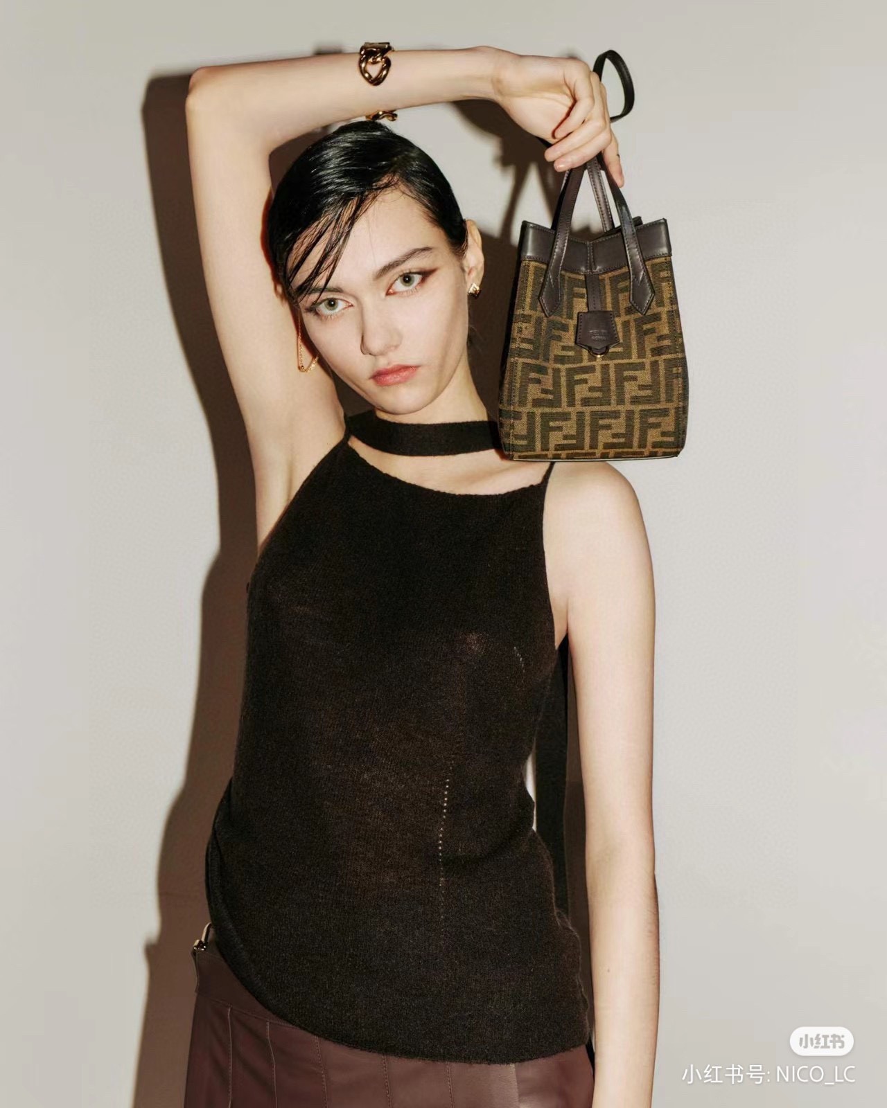 NO:719908,Small upper body effect~, Fendi FENDI, fendi, fendi19860909小号上身效果～,芬迪FENDI,fendi,fendi,Bag