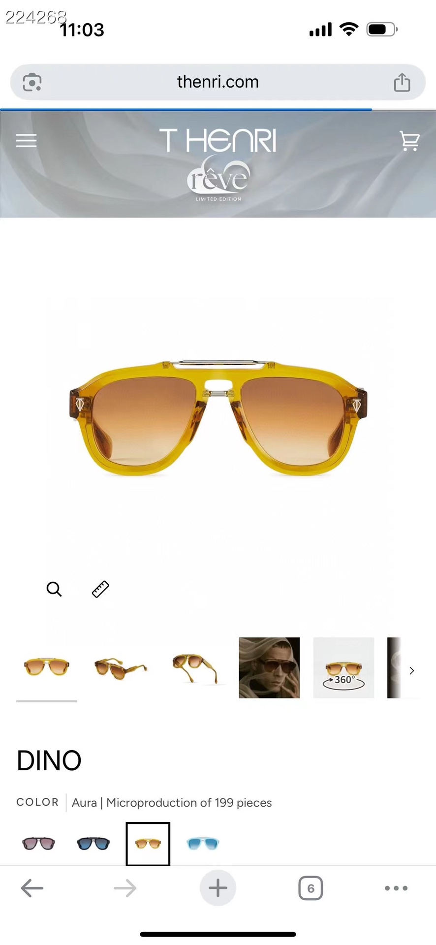 ‼️ 官网图 THENRI🪅🪅🪅MODEL: DINO🪅🪅🪅SIZE:53口20-145🪅🪅🪅