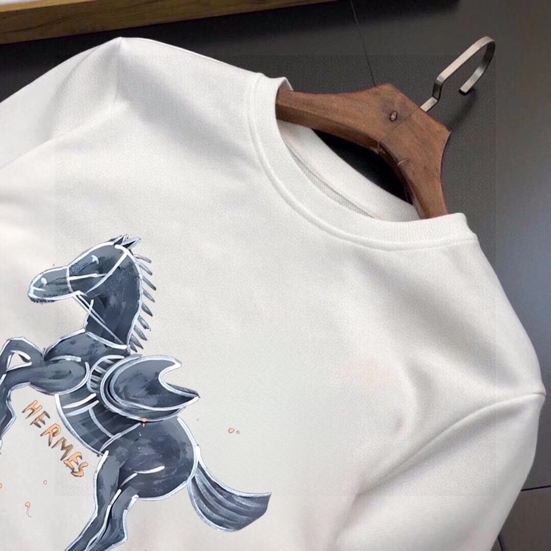 Hermès 品牌：爱马仕 (胖子福音) 套装来袭 专注官网 2026全新 卫衣套装 狠货 就为一个贴合、完美的上身效果 全天然优质罗马棉100%
