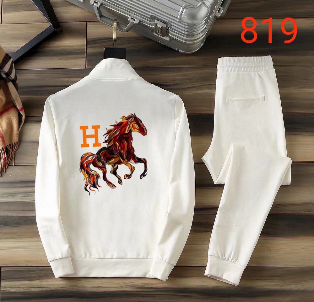 Hermès 品牌：爱马仕 (胖子福音) 套装来袭 专注官网 2026全新 卫衣套装 狠货 就为一个贴合、完美的上身效果 全天然优质罗马棉100%