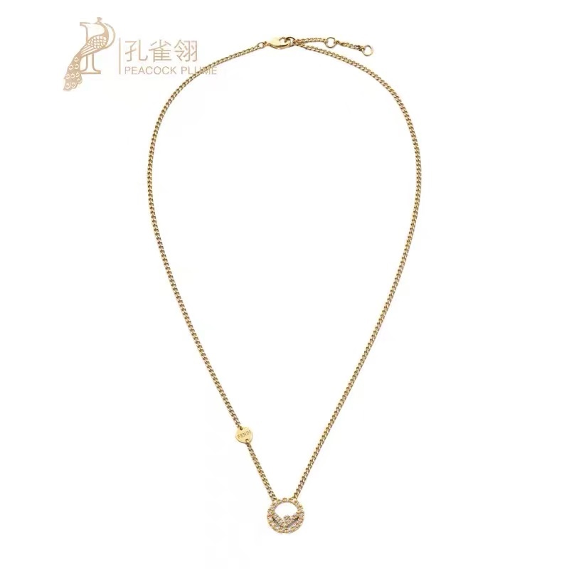 Fendi FENDI 芬迪 项链 高端定制 新款 简单大方，华丽登场，非常适合日常搭配，宝宝们，这个绝对值得入