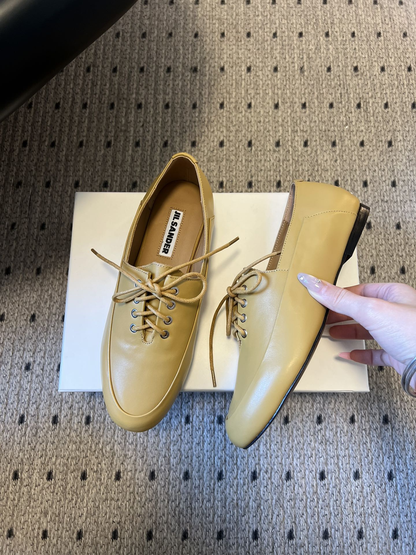 Jil sande* 26AW新款小皮鞋松弛感通勤鞋｜把极简美学踩在脚下当JIL SANDER的利落线条