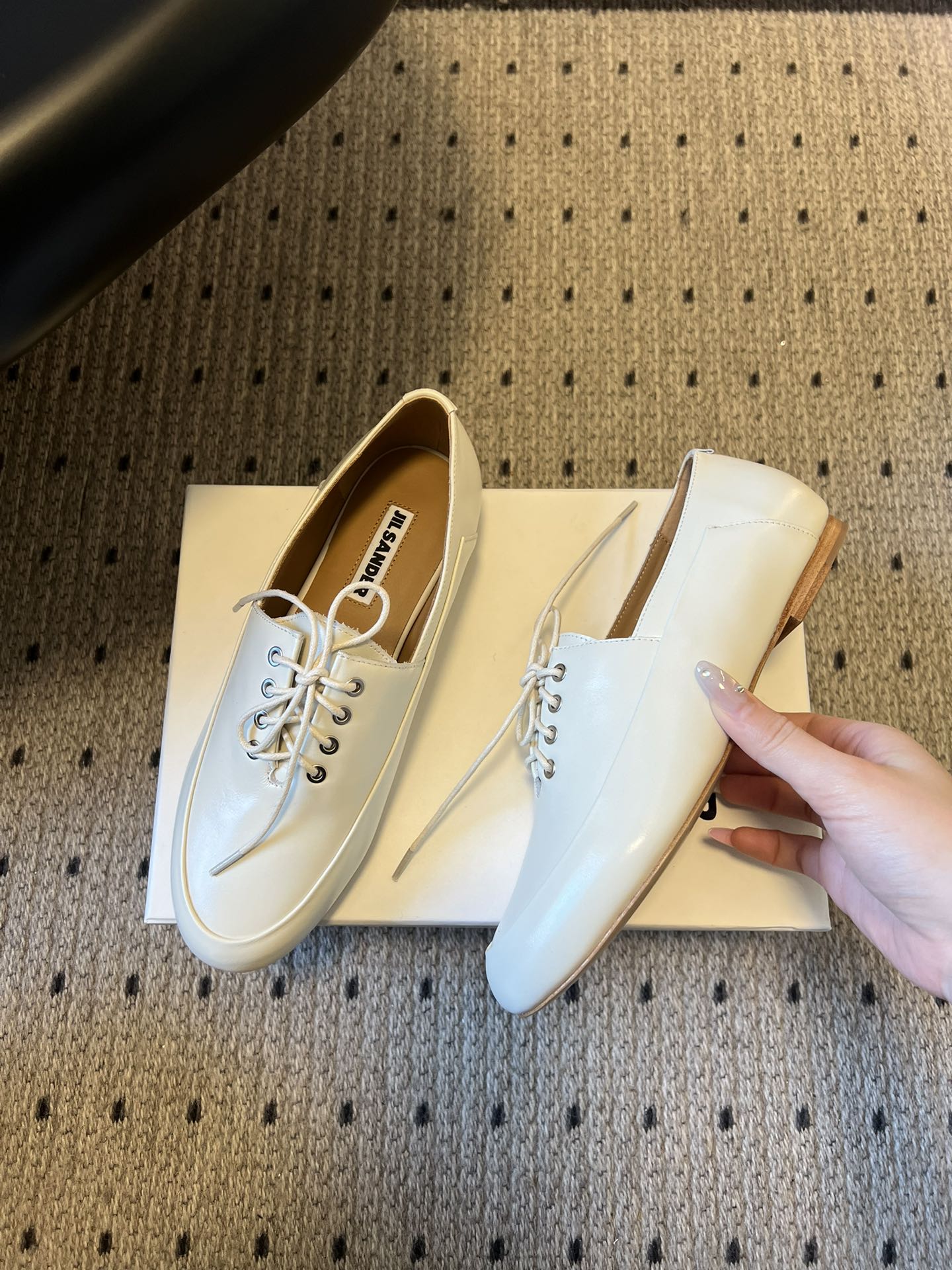 Jil sande* 26AW新款小皮鞋松弛感通勤鞋｜把极简美学踩在脚下当JIL SANDER的利落线条