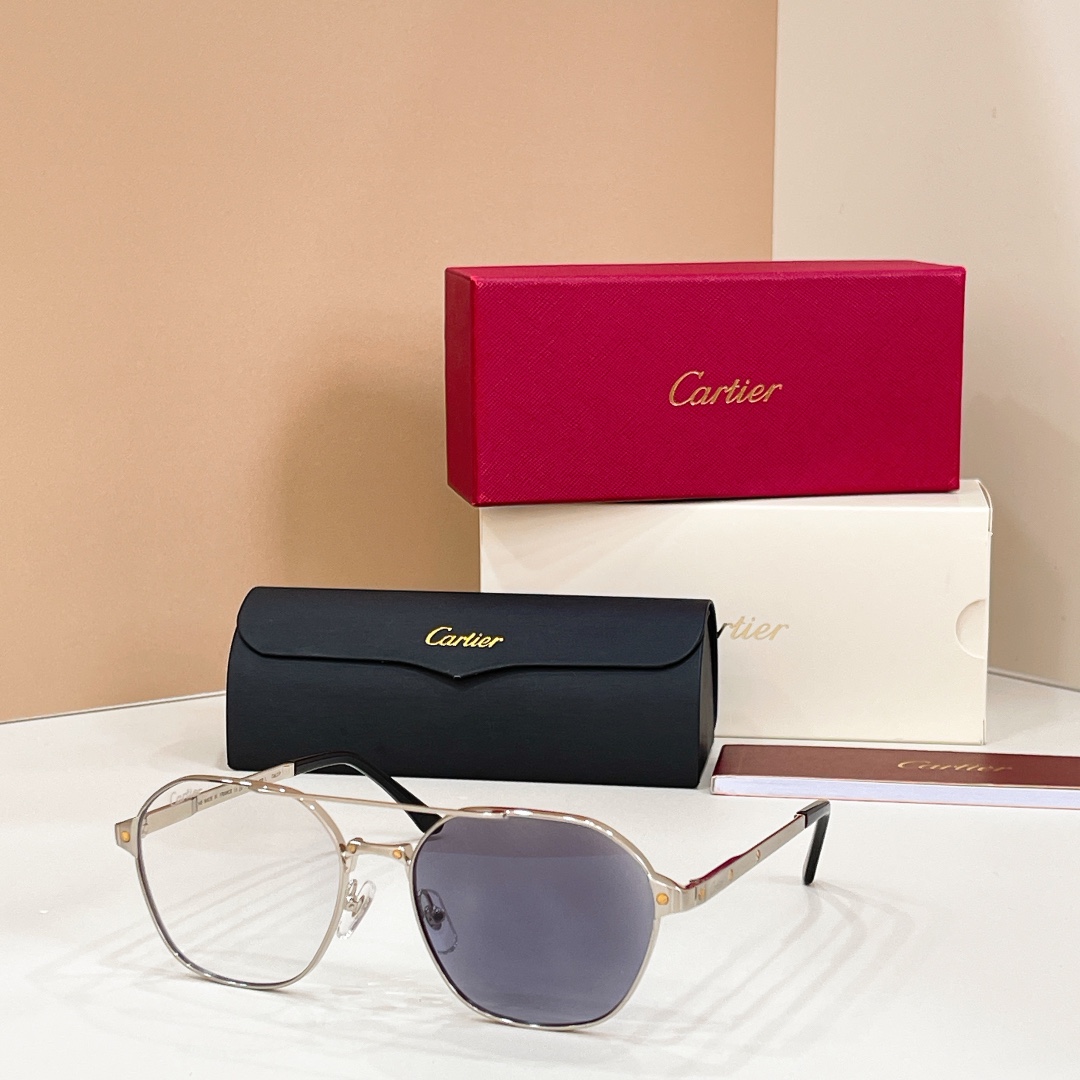 Cartier CT0571S Sunglasses Metal Aviator