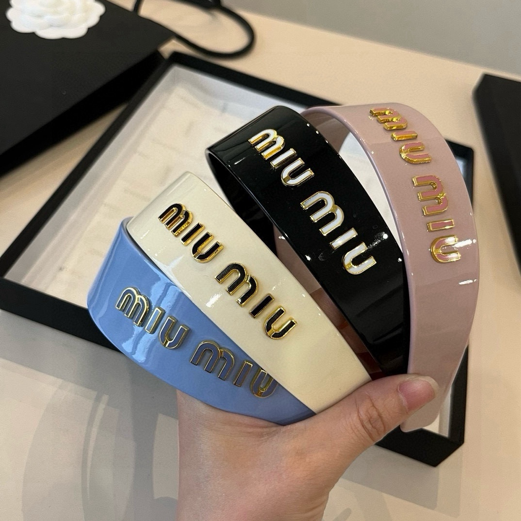 pmiumiu缪缪亚克力发箍