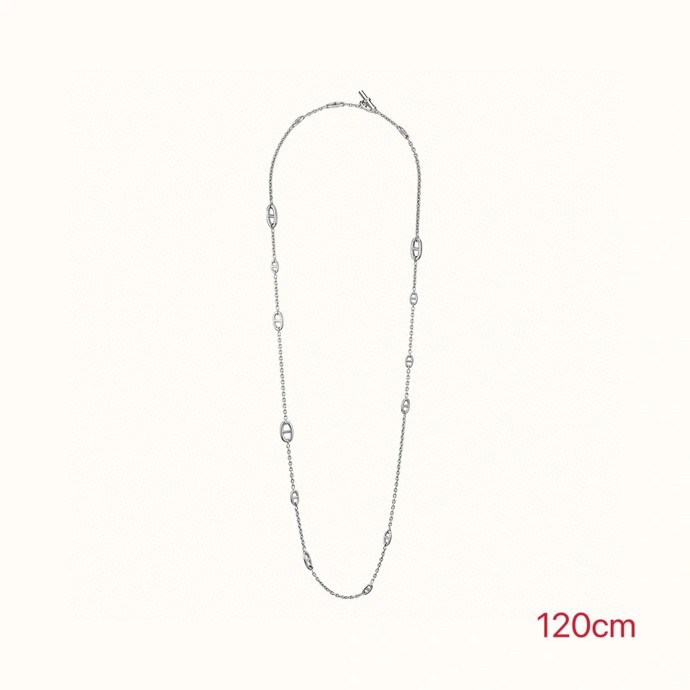 NO:741538,HERMS Length 120CM Hermès Pig Nose Necklace. Fine workmanship, multiple uses for necklaces, bracelets, waist chains, and bag chains. The new blockbuster pig nose necklace that is popular on the Internet is here.,,hermes,hermes,necklace,bracelet,Cardia high-end jewelry19860909HERMS 长度120CM 爱马仕猪鼻子项链 精工细作,多种用法项链、手链、腰链、包链. 重磅新品火爆网络的猪鼻子项链来了.,,hermes,hermes,necklace,bracelet,卡迪亚高端饰品,Jewelry