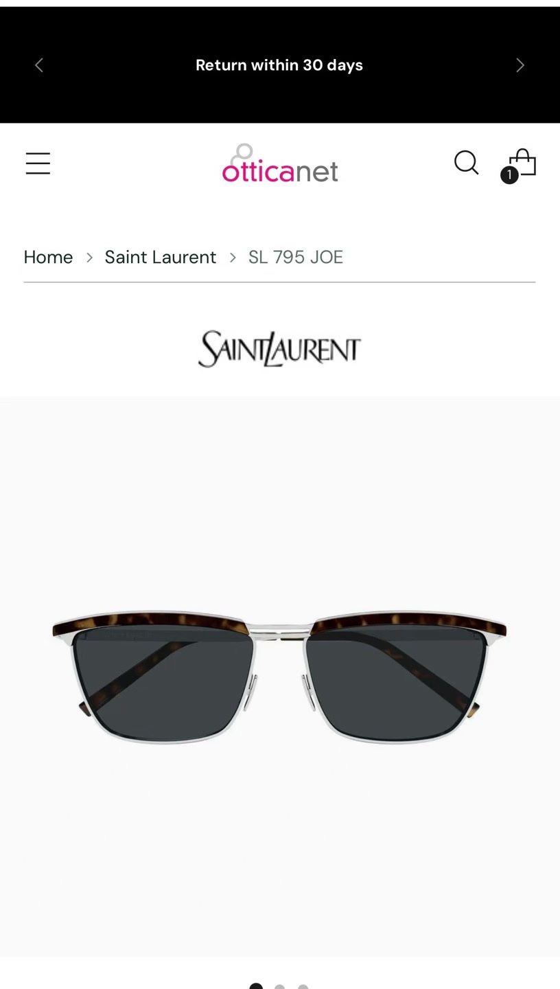 ‼️ 官网图 SAINT LAUREN*💫💫💫MODEL：SL795JOE💫💫💫SIZE：57口15-1