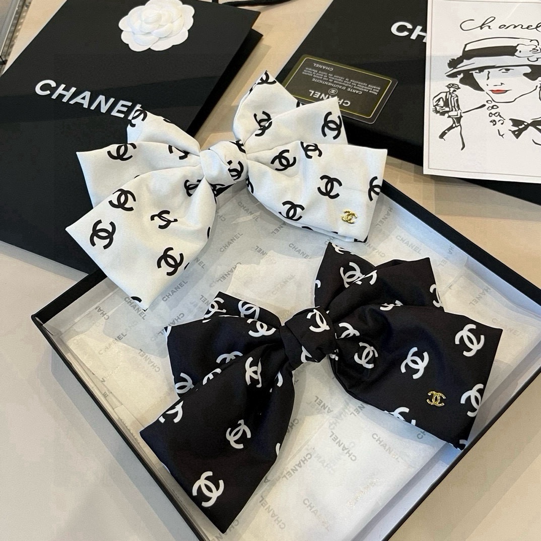 pChanel香奈儿蝴蝶结🎀顶夹
