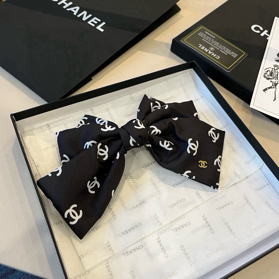 pChanel香奈儿蝴蝶结🎀顶夹
