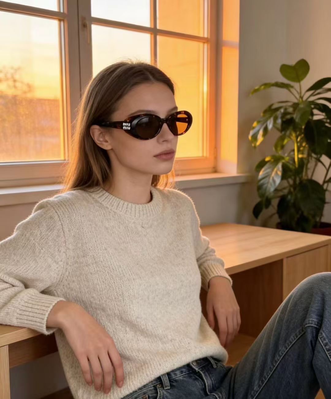 ‼️ 模特图 MIU M*🎀🎀🎀MODEL: MUB09S 🎀🎀🎀SIZE：53口21-140🎀🎀🎀