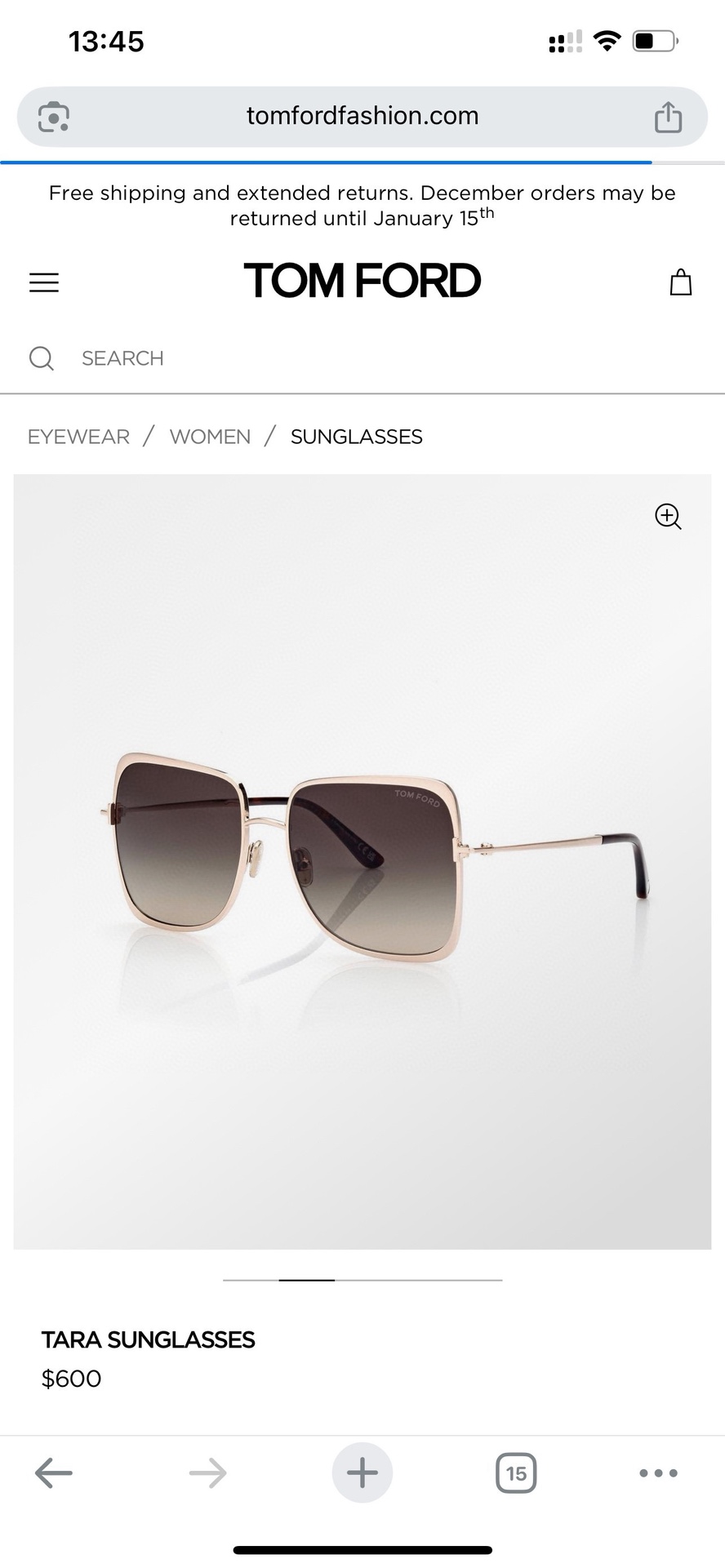 TOM FOR*💫💫💫MODEL：TF 1319💫💫💫SIZE：57口17-140💫💫💫