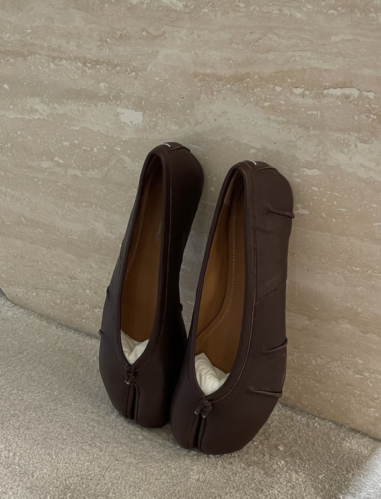 NO:747129,Upper foot picture, split-toe shoes19860909上脚图,分趾鞋,Women's Shoes