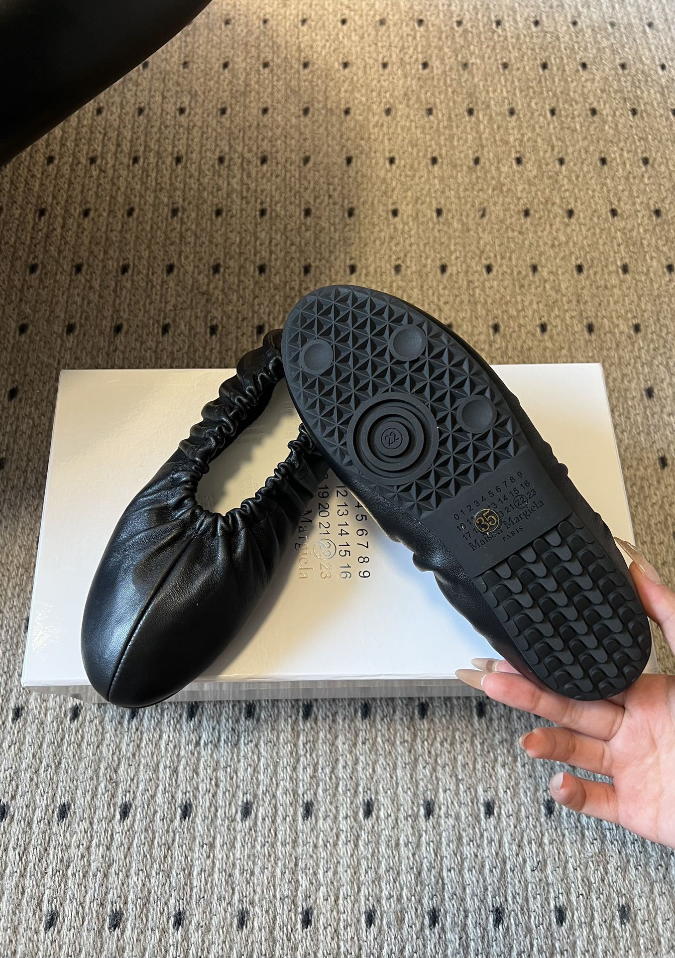 Maison Margiela Margiel*26ss早春新款芭蕾平底鞋