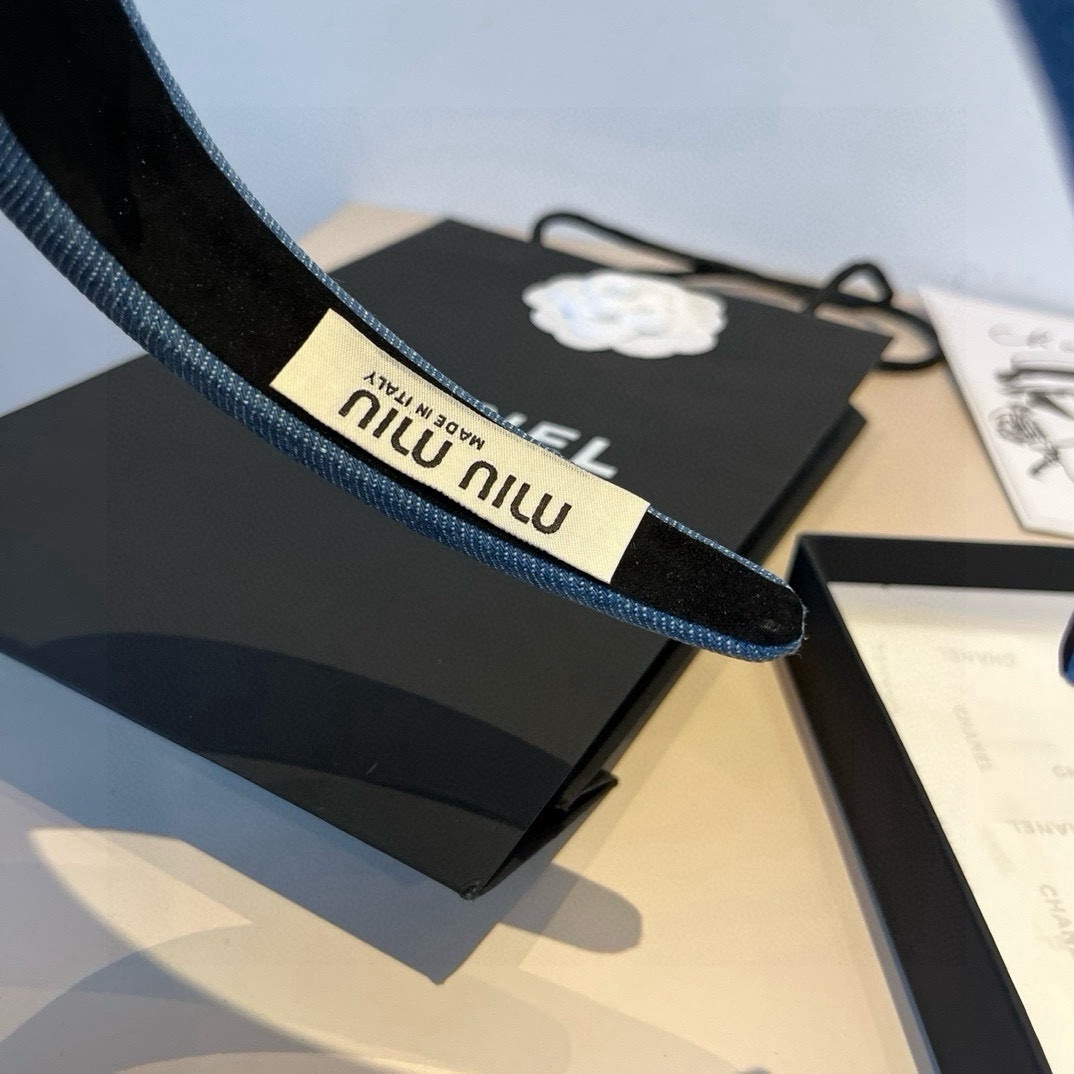 pmiumiu缪缪牛仔发箍，高端定制名媛必备哦