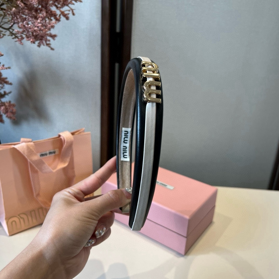 pmiumiu缪缪新款发箍