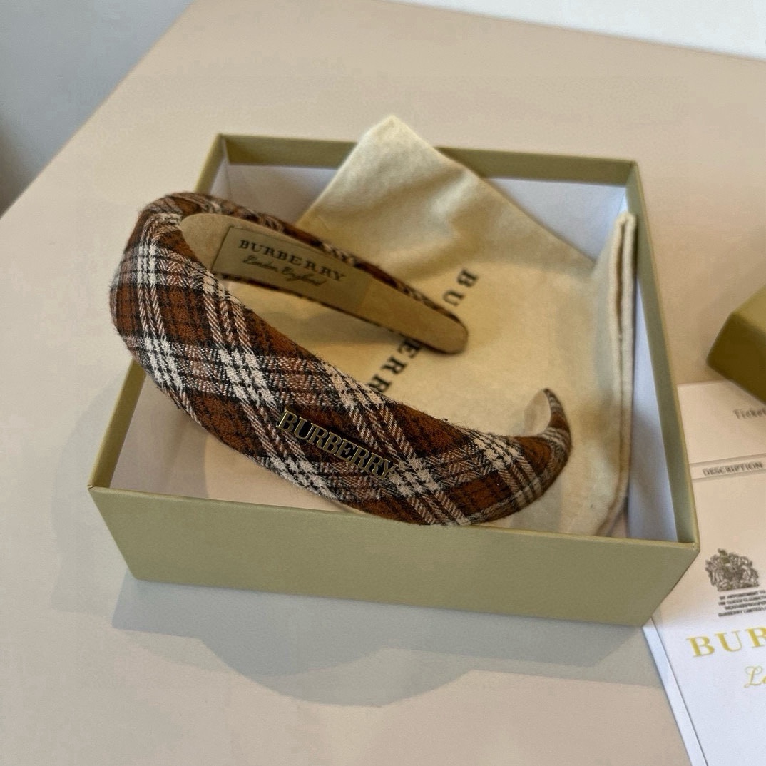 pBurberry巴宝莉格子发箍