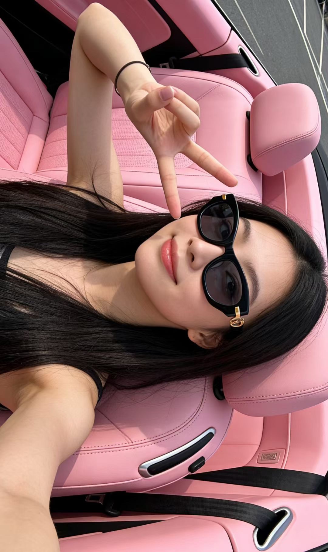 ‼️ 模特图 GUCCI🐝🐝🐝MODEL：GG2155S🐝🐝🐝SIZE:53口20-145🐝🐝🐝