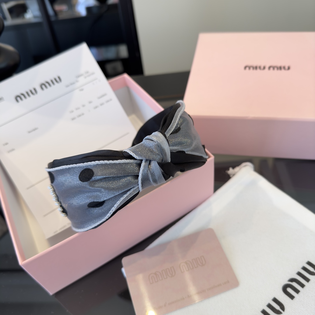 p缪缪miumiu新款发箍