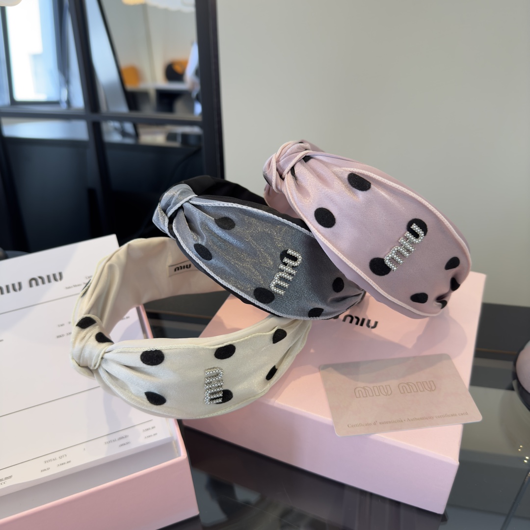 p缪缪miumiu新款发箍
