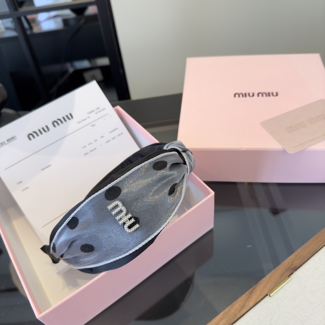 p缪缪miumiu新款发箍