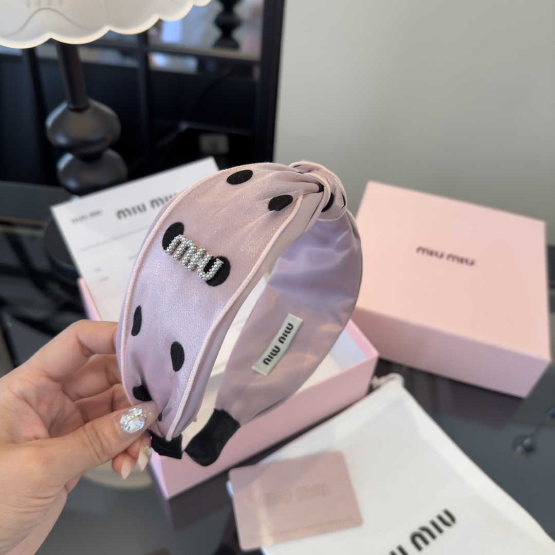 p缪缪miumiu新款发箍