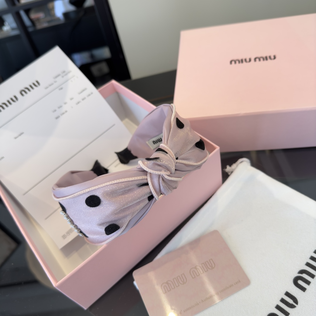 p缪缪miumiu新款发箍