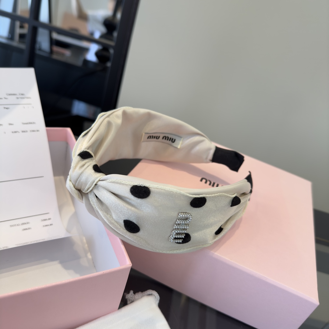 p缪缪miumiu新款发箍