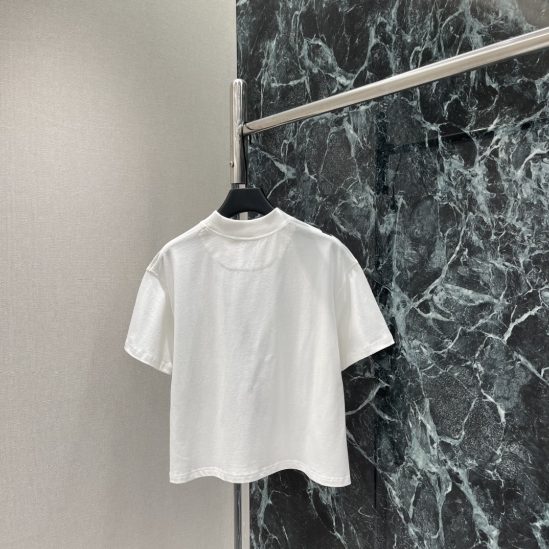 Her 26春夏新款 马具印花高领T恤 马术元素印花 辨识度超高!高领设计修饰颈部线条 宽松版型超显松弛