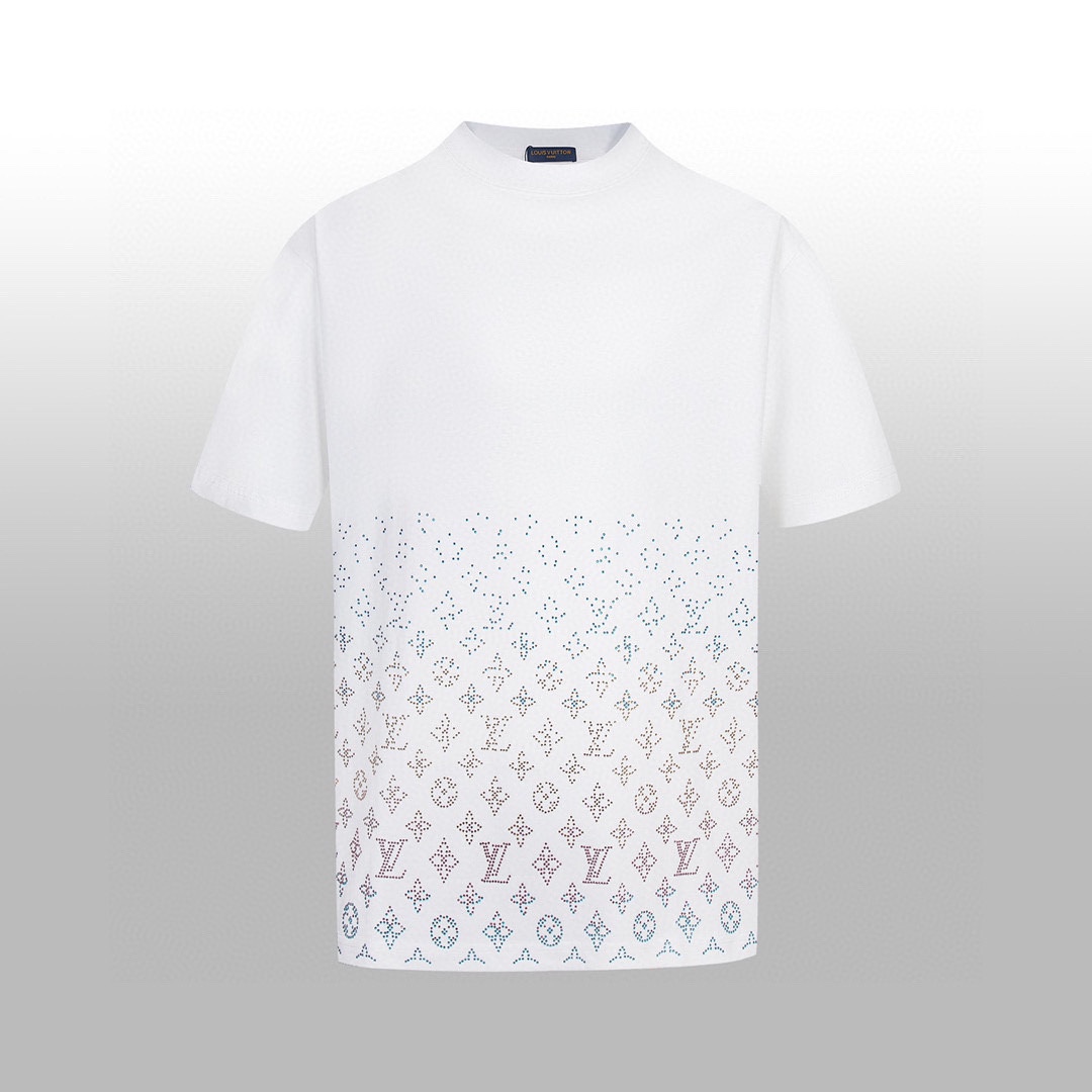 P115 versión alta [1V] Camiseta de manga corta nueva de primavera/verano, tejido de algodón de 260 g de alto gramaje, c…