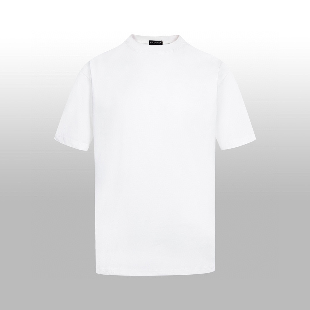 P85 高版本 【BALENCIAG*】春夏新款短袖T-shirt 欧洲数码直喷技术 260克高克重棉感面料 挺括有型 巴家LOGO手工拉浆凹凸感无性别穿搭 情侣闺蜜可同款演绎 单穿慵懒随性 叠穿层次满分 💯 尺寸XSSML