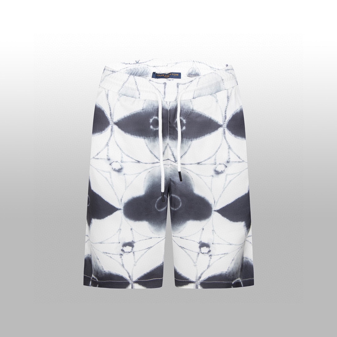 P115 versión alta [1V] Pantalones cortos holgados nuevos de primavera/verano de pasarela, estilo japonés de teñido anud…