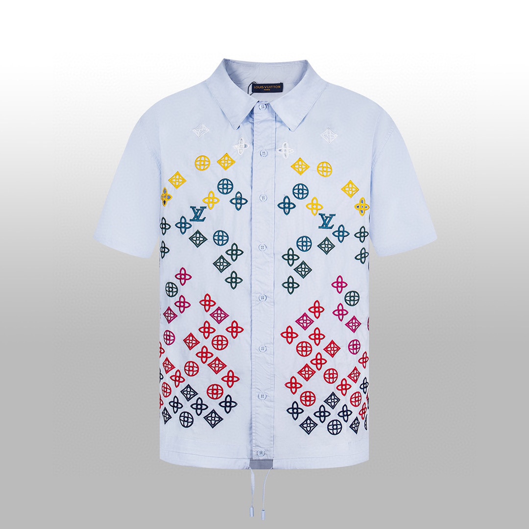 P185 alta versión 【1v】 camisa nueva de principios de primavera, diseño calado de flores clásicas, detalles perfectos 💯…