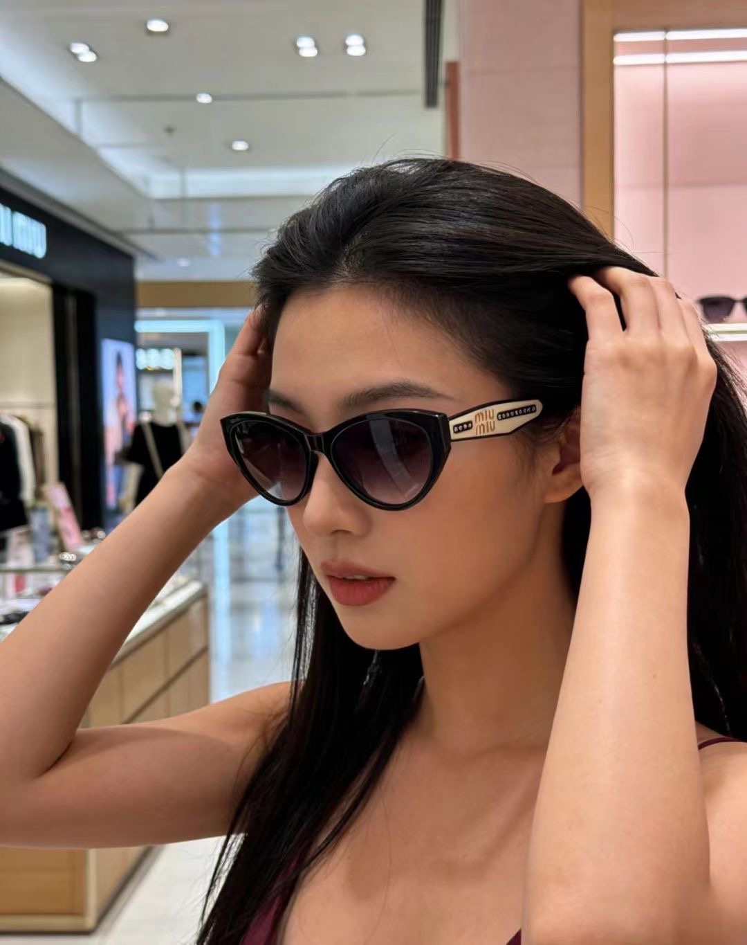 ‼️ 模特图 MIU MIU🎀🎀🎀MODEL：SMU71W🎀🎀🎀SIZE：55口19-145🎀🎀🎀