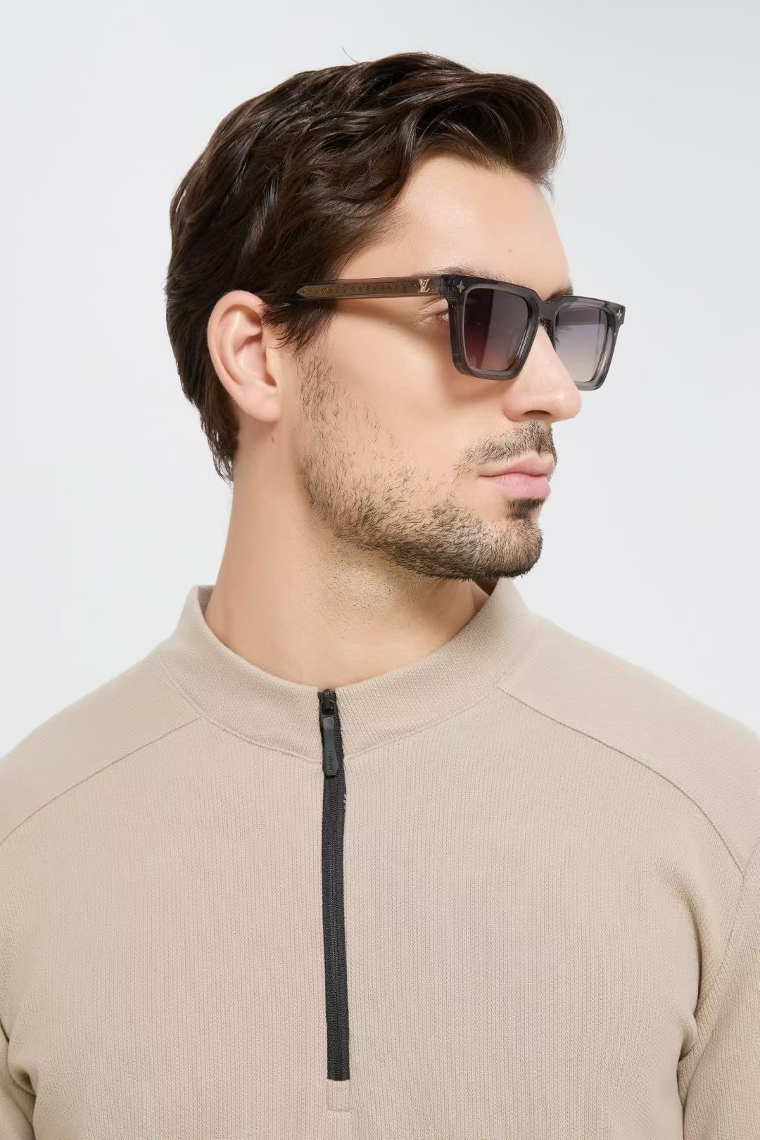 P‼️ 模特图 LOUIS VITTO*LV Aura Square太陽眼鏡是路易威登彰顯精湛工藝及標誌