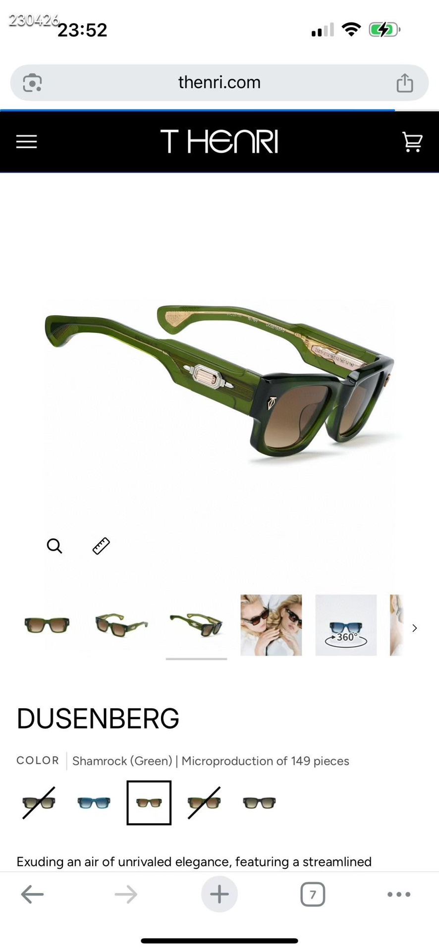 ‼️ 模特图 T-HENRI纯手工制作～限量收藏版MODEL：DUSENBERGSIZE:19口22-1