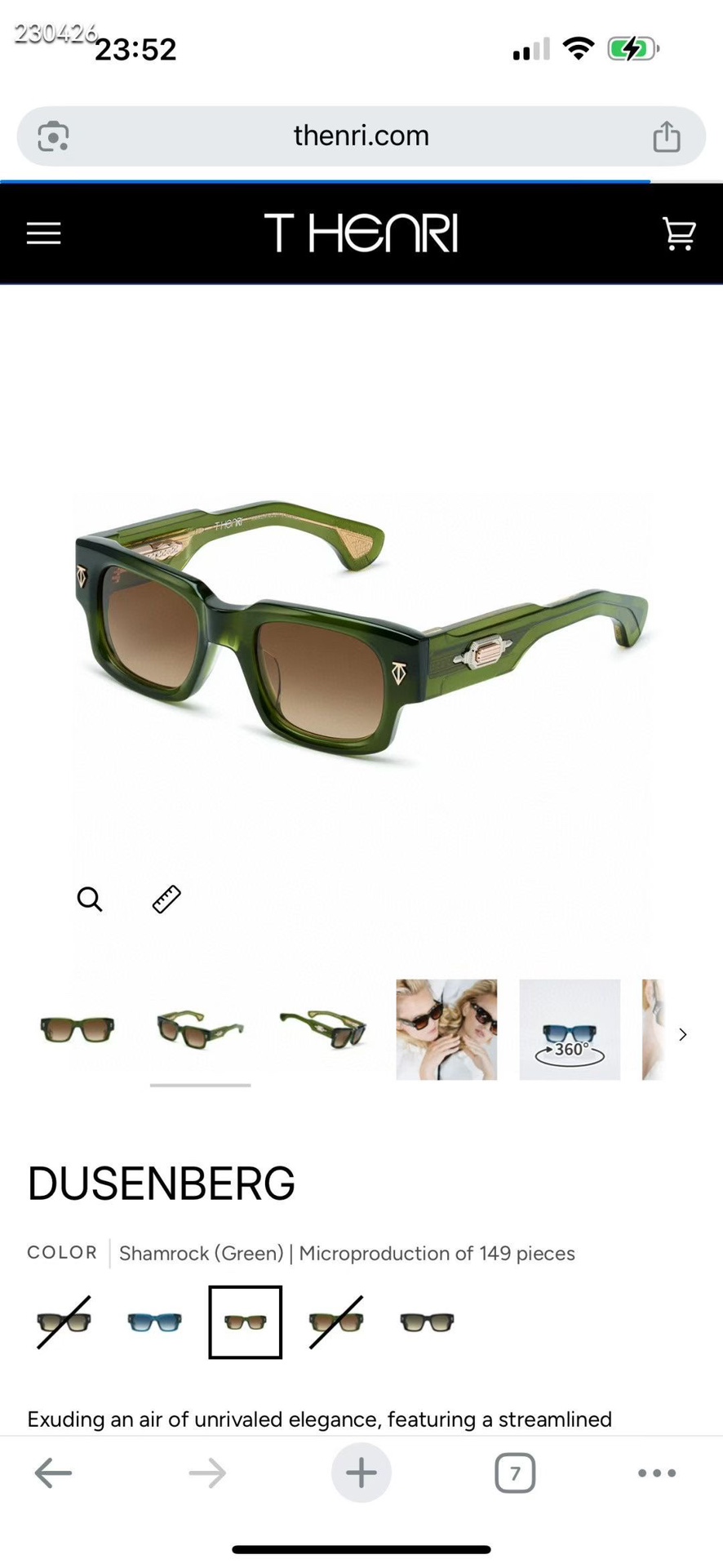 ‼️ 模特图 T-HENRI纯手工制作～限量收藏版MODEL：DUSENBERGSIZE:19口22-1