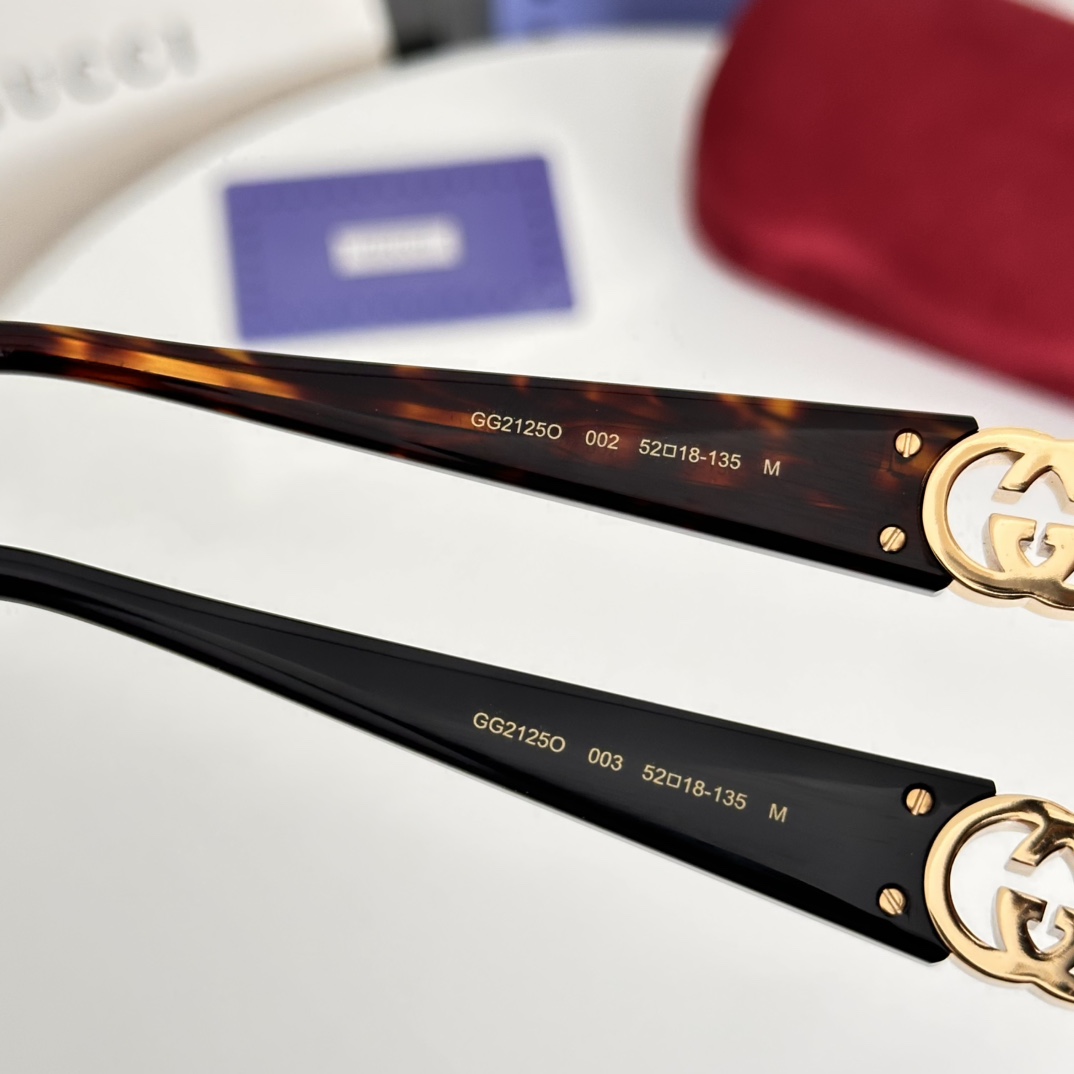 ‼️GUCCI🐝🐝🐝MODEL：GG2125O🐝🐝🐝SIZE:52口18-135🐝🐝🐝