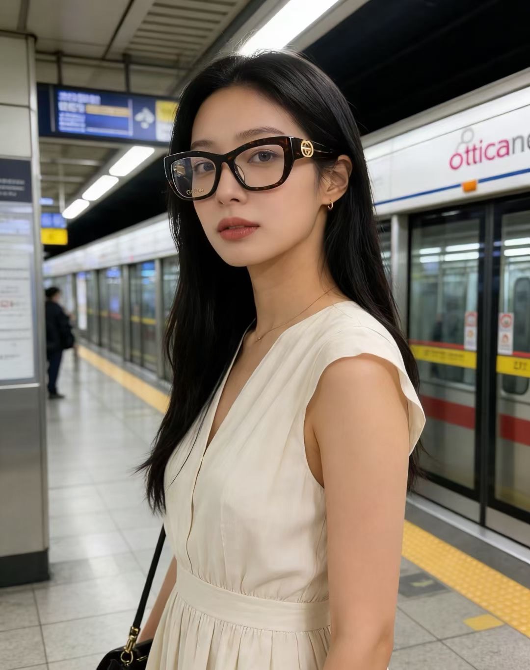 ‼️ 模特图 GUCCI🐝🐝🐝MODEL：GG2125O🐝🐝🐝SIZE:52口18-135🐝🐝🐝