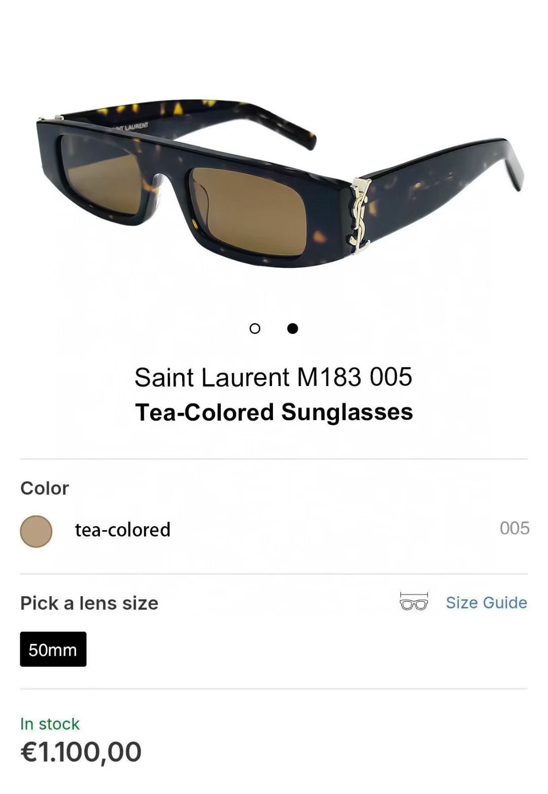 ‼️ 官网图 SAINT LAUREN*MODEL：SLM183/FSIZE：50口20-145☾⋆