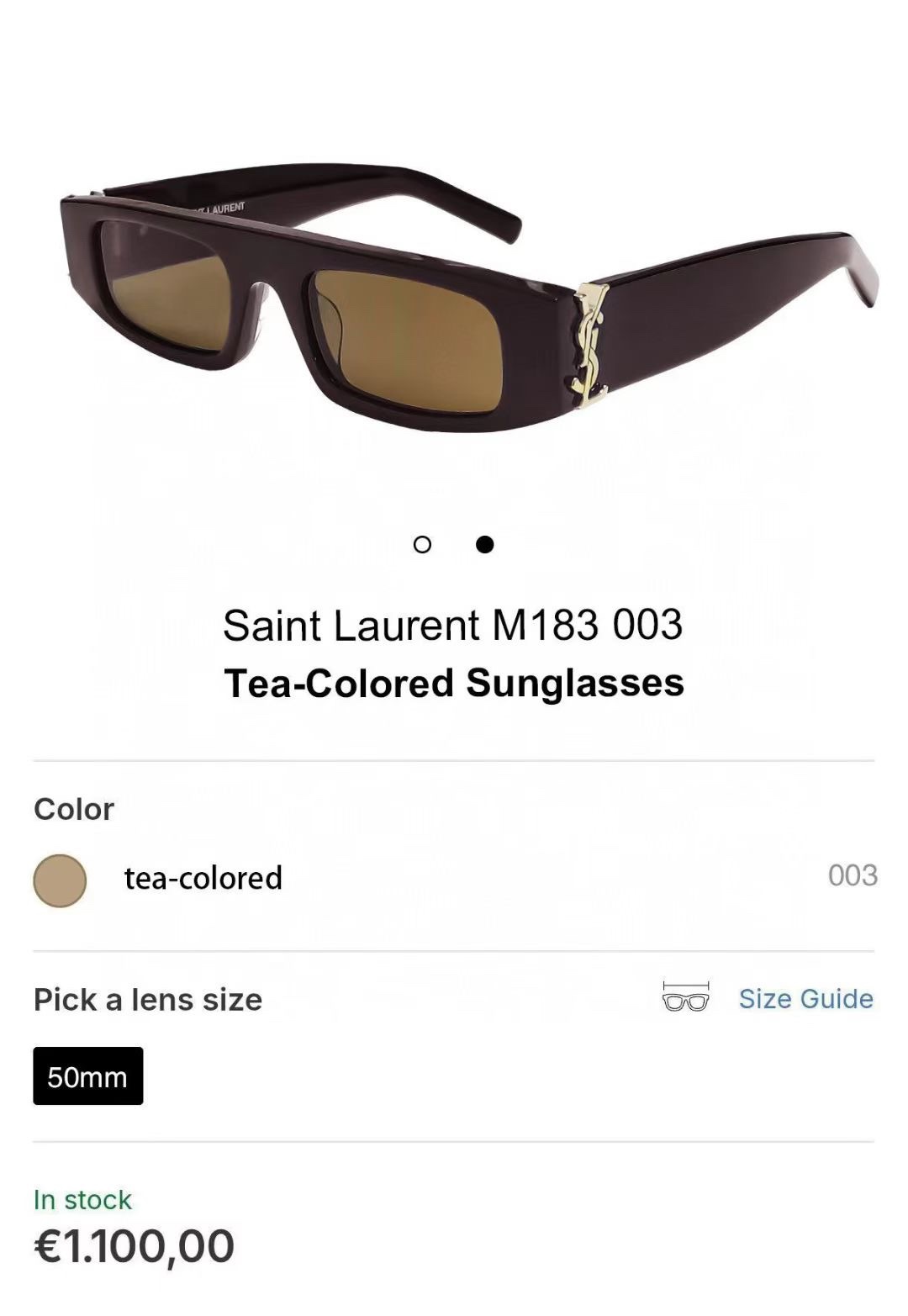 ‼️ 官网图 SAINT LAUREN*MODEL：SLM183/FSIZE：50口20-145☾⋆