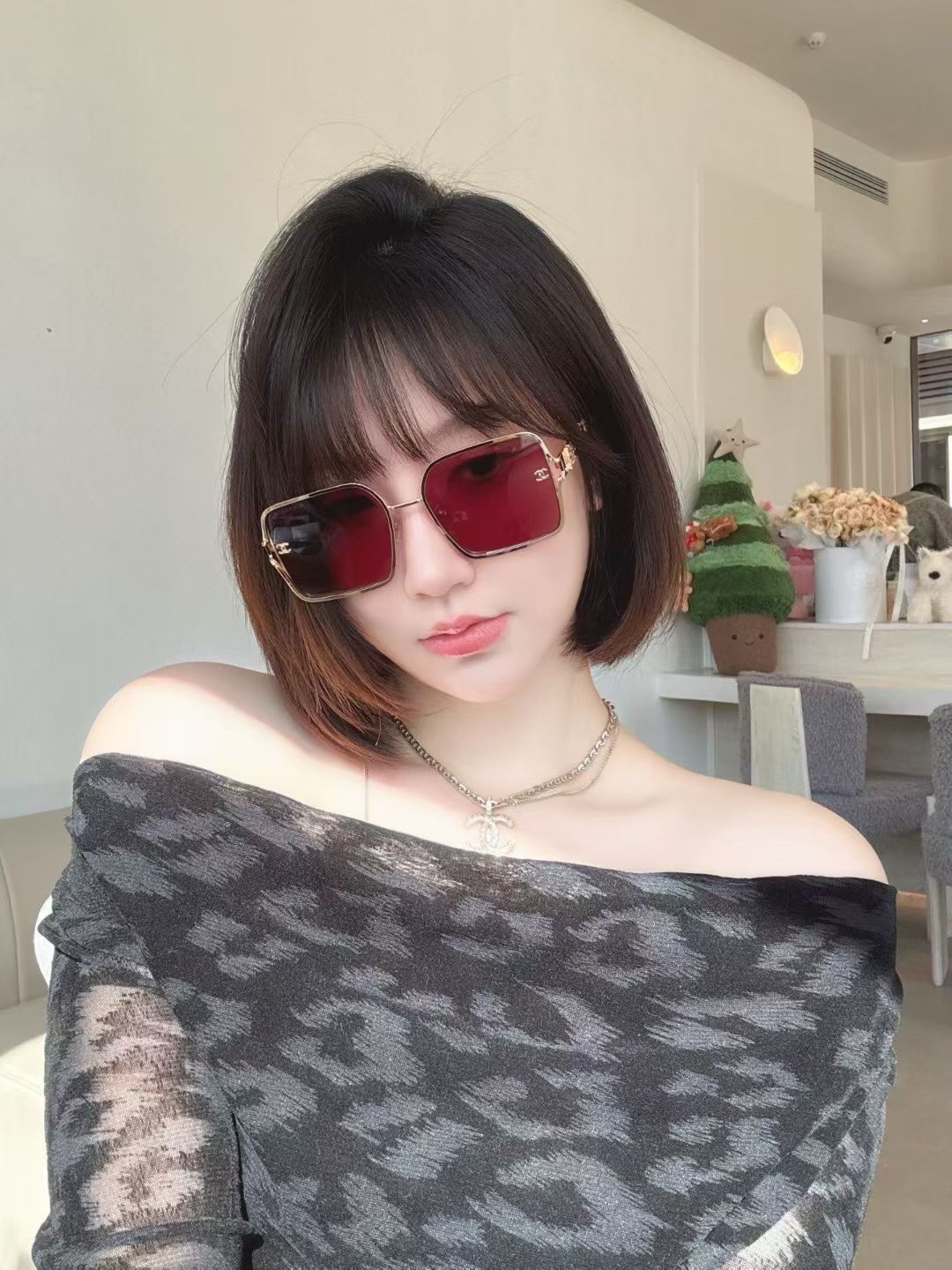 ‼️ 模特图 CHANE*🌸🌸🌸MODEL：CH9820🌸🌸🌸SIZE：58口19-145🌸🌸🌸