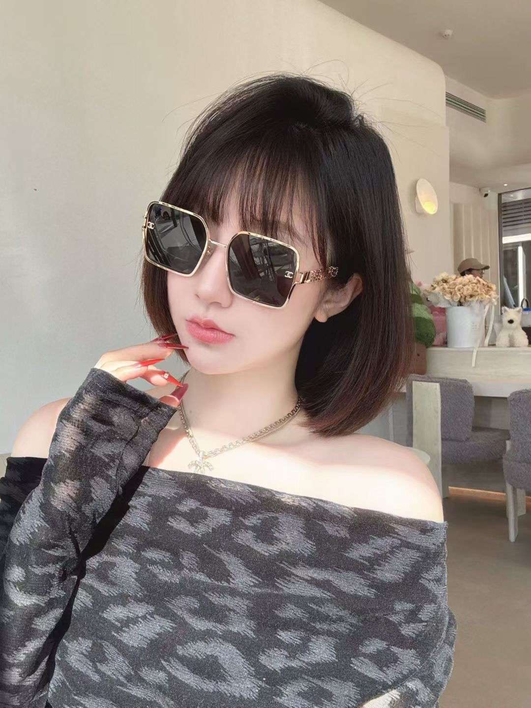 ‼️ 模特图 CHANE*🌸🌸🌸MODEL：CH9820🌸🌸🌸SIZE：58口19-145🌸🌸🌸