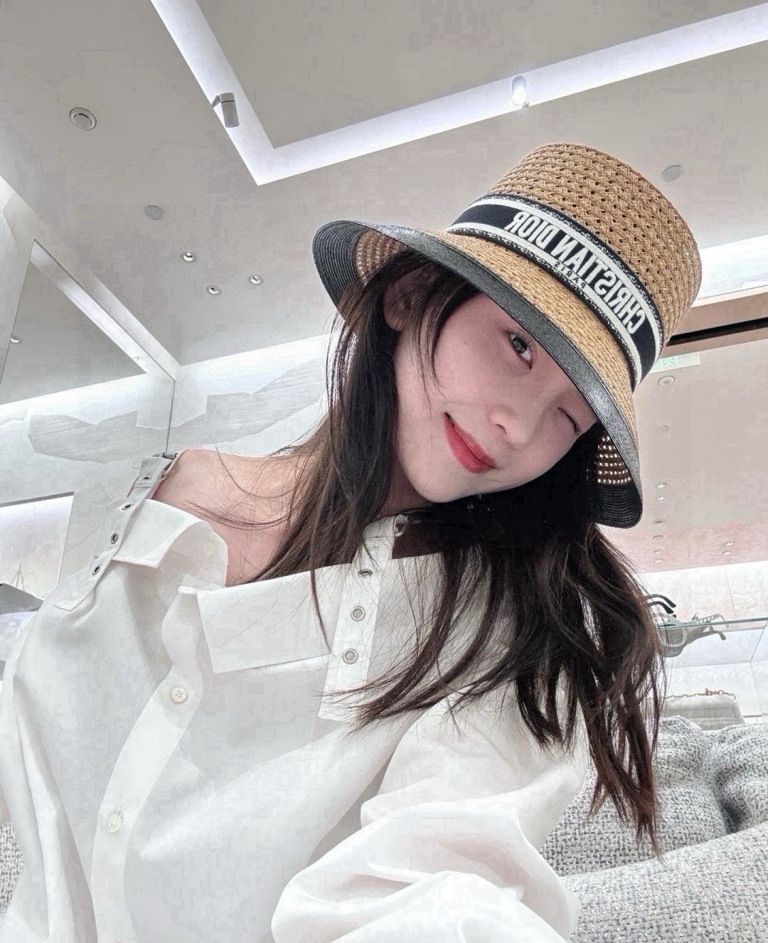 NO:743087,Dior Dior new top hat, Taiwan PP straw hat brim, head circumference 57cm hat straw hat fisherman hat baseball cap, hat, dior, dior, espadrilles, hats19860909Dior迪奥新款礼帽,台湾PP草帽沿,头围57cm帽子草帽渔夫帽棒球帽,帽子,dior,dior,espadrilles,hats,hat