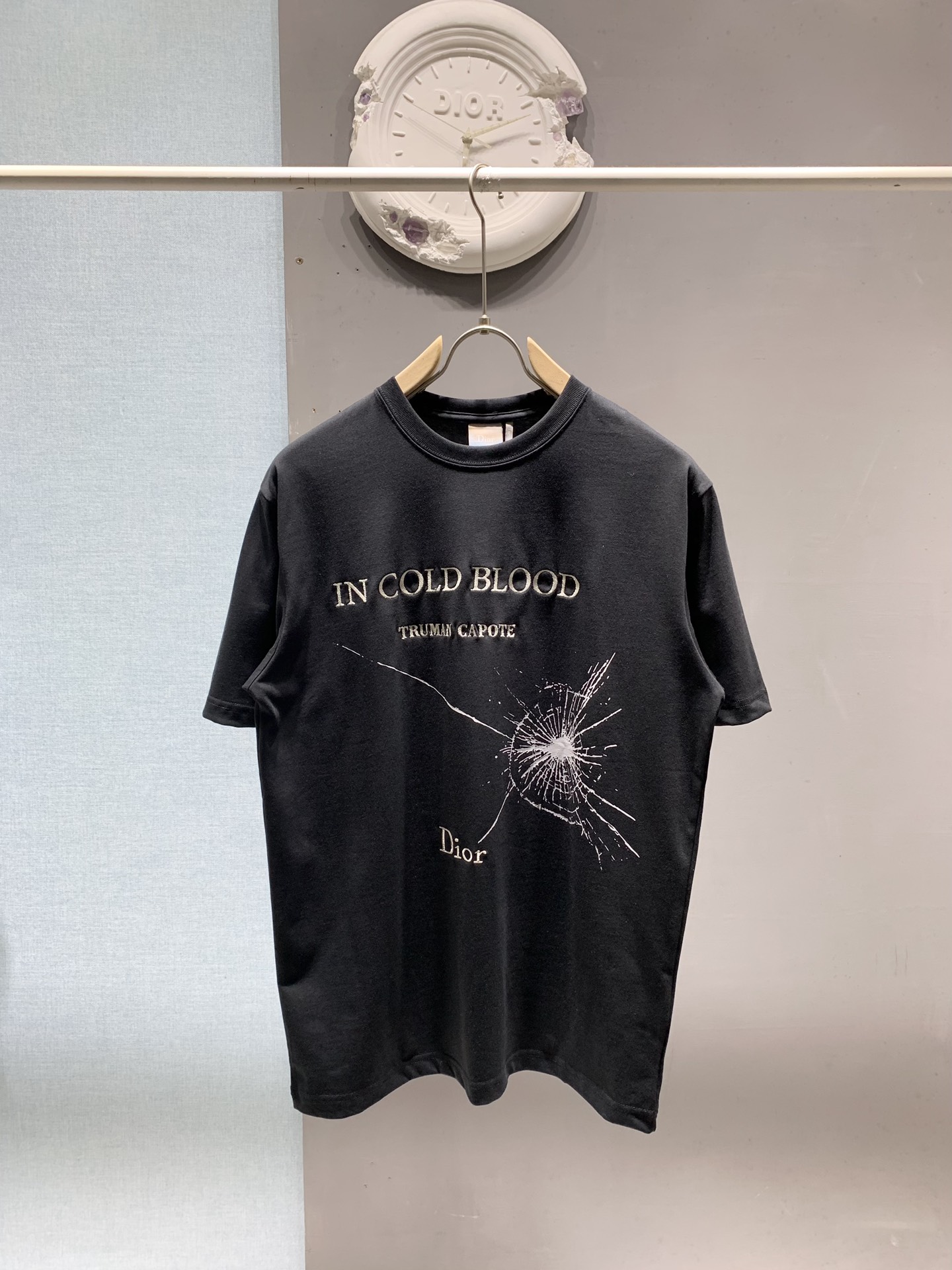Dior 不退换Dior 封面印花刺绣T恤