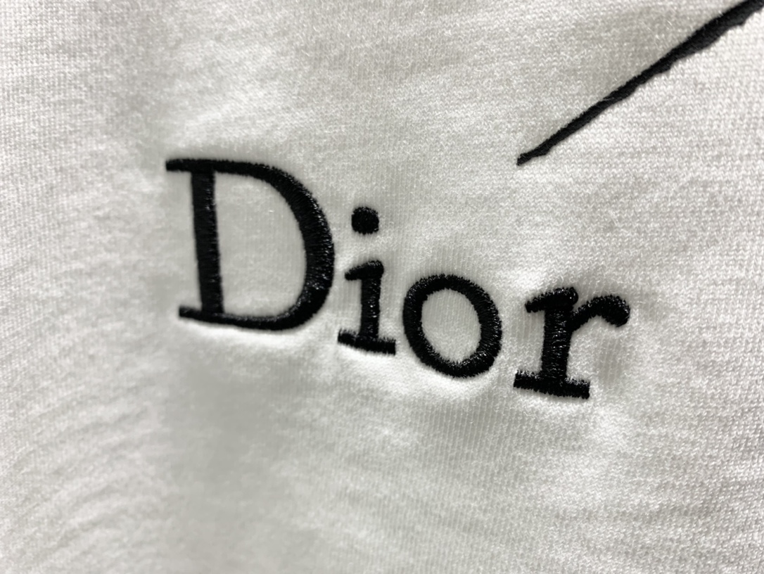 Dior 不退换Dior 封面印花刺绣T恤