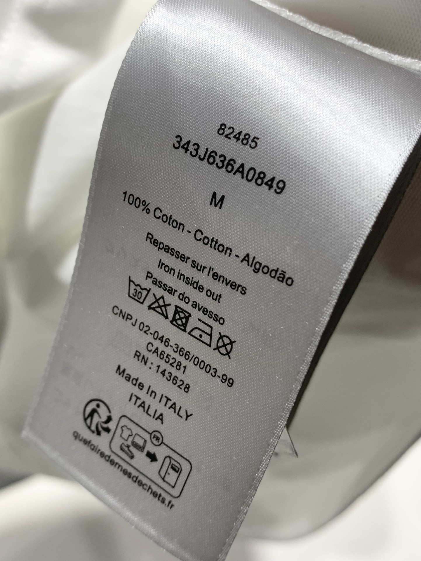 Dior 不退换Dior 封面印花刺绣T恤