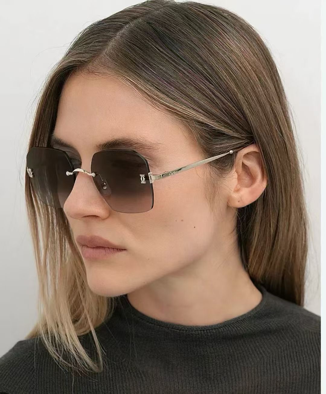NO:765006,135 color changing film Cart*erModel: CT0591S Size: 55 mouth 19-140 glasses sunglasses sunglasses, glasses, cartier19860909135 变色片卡蒂*亚 Cart*erModel:CT0591S尺寸:55口19-140眼镜墨镜太阳镜,眼镜,cartier,glasses