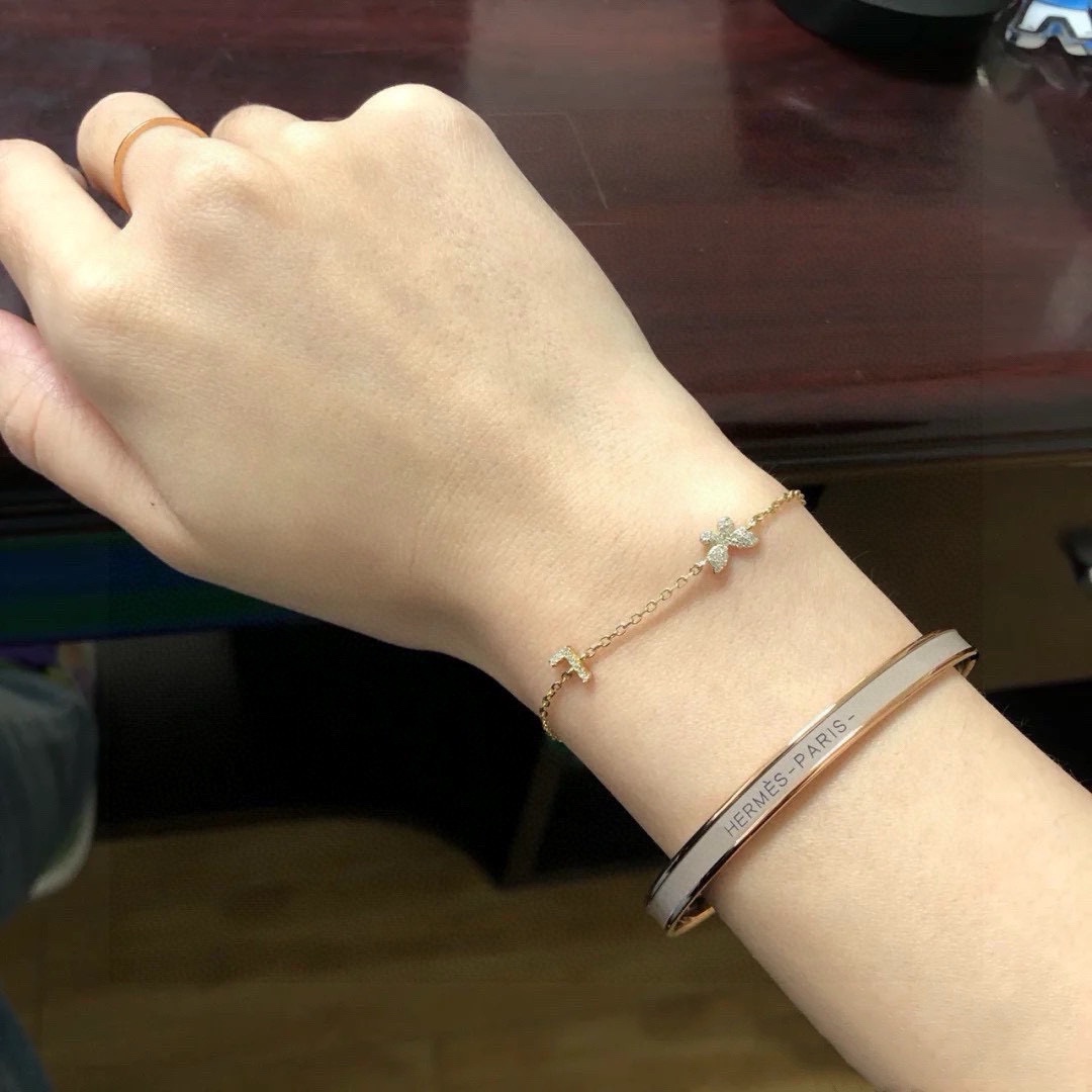 Hermès 小红书 推荐 爱马仕Hermes珐琅手镯小号细款高版本