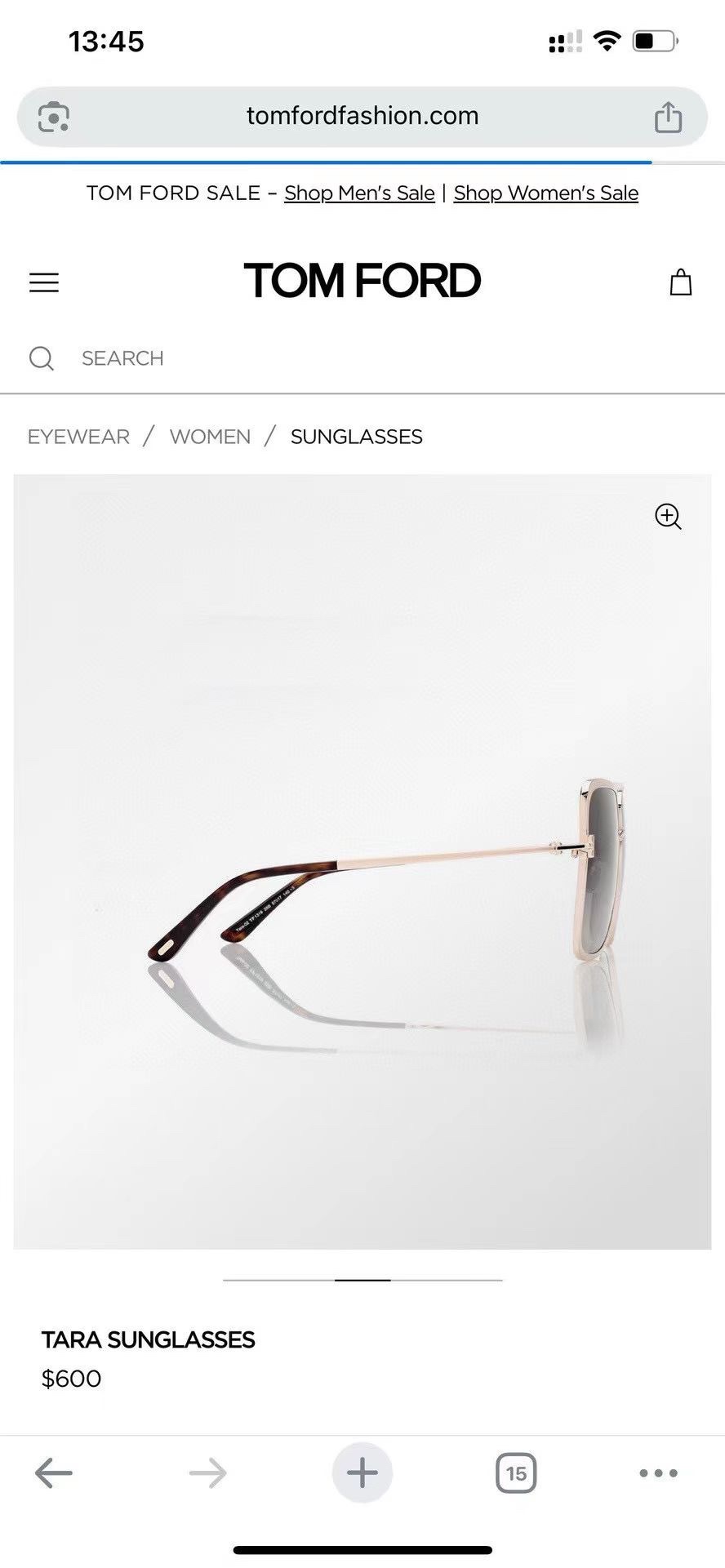 ‼️ 官网图 TOM FOR*💫💫💫MODEL：TF1319💫💫💫SIZE：57口17-140💫💫💫