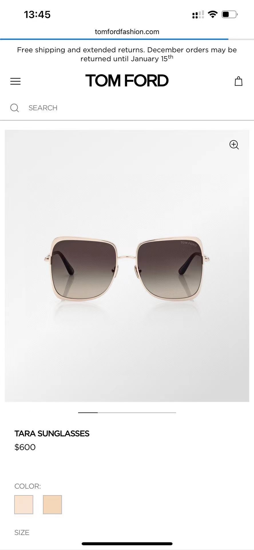 ‼️ 官网图 TOM FOR*💫💫💫MODEL：TF1319💫💫💫SIZE：57口17-140💫💫💫